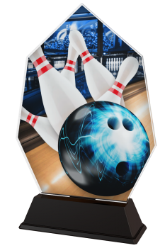 Acrylpokal Bowling